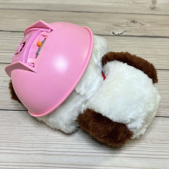 VTG Battery Operated Rocking Dog Toy Squeaker Plush Stuffed Animal Taiwan 70s? - Picture 9 of 10